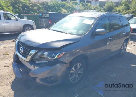 2017 Nissan Pathfinder Sv z USA, uszkodzony, nr VIN 5N1DR2MM6HC913285